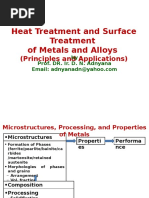 Heat Treatment and Surface Treatment of Ferrous Metals An