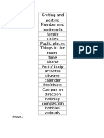 Greting and Parting