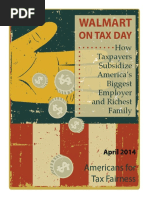 Walmart on Tax Day Americans for Tax Fairness 1