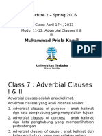 Stucture II - Pertemuan 8 - Module 11 & 12 - Muhammad Prisla