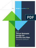 Thrust Restraint Design For DI Pipe