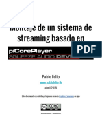 Montaje Streamer Basado en PiCorePlayer