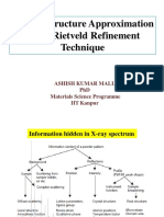 Rietveld Refienment Analysis