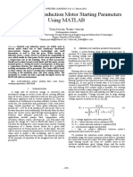 Calculation of Induction Motor Starting Parameters Using Matlab