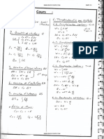 Résumés de Thermodynamique 1 (Très Importants )