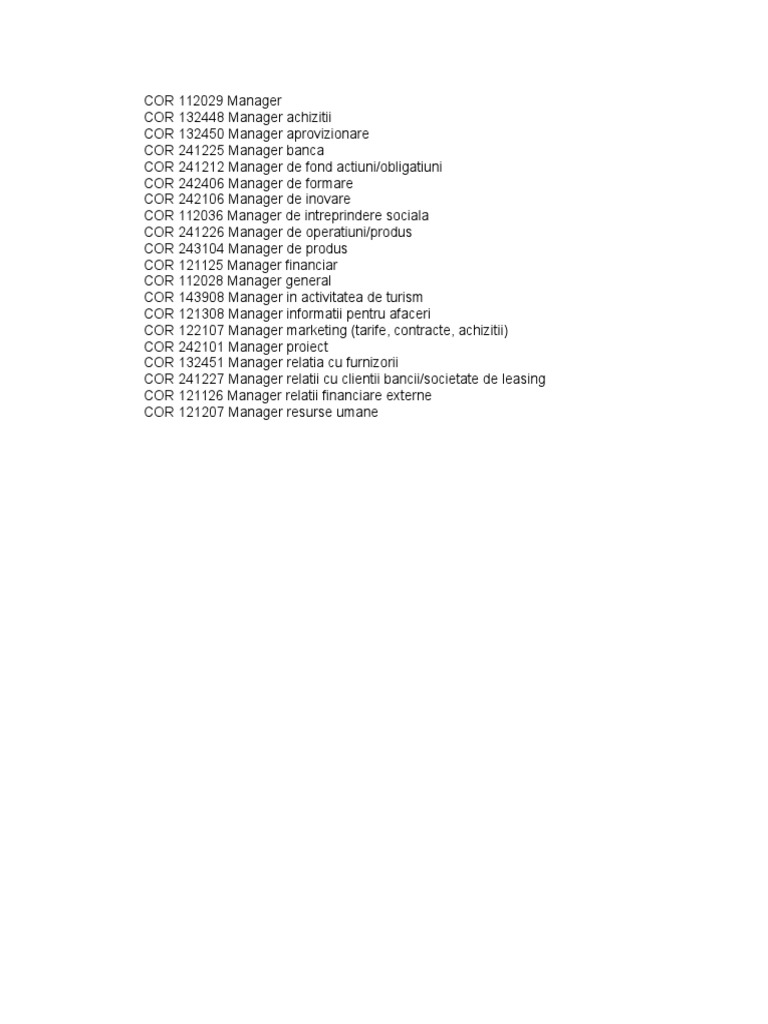 List of Manager Job Titles and Roles | PDF | Business