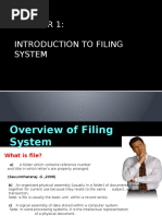 Chapter 1-Intro To Filing System For Record Management