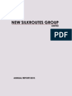 New Silkroutes Group Limited Annual Report 2015