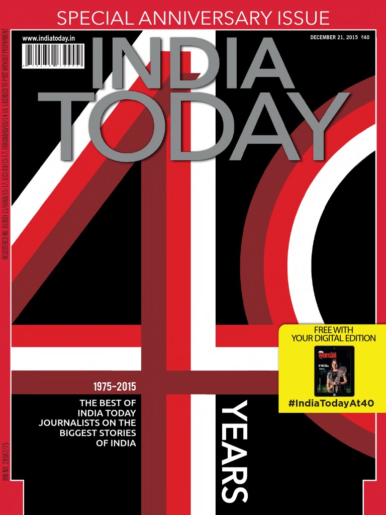 India Today 21 Dec 2015 Spl Anniversary Issue Untouched Dr