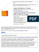 A Systematic Review of The Evidence Base For Schema Therapy