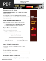 Constructor in Java - Javatpoint