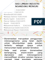 Bioremediasi Limbah Industri Yang Mengandung Merkuri