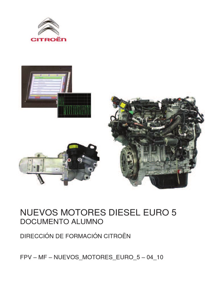 Motores Diesel Euro 5 | PDF | Turbocompresor | Pistón