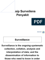 Sesi 3. Prinsip Surveilans Epidemiologi