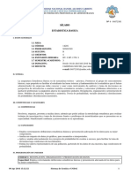 Silabo Estadistica Basica 2016 PDF