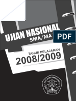 UNAS MATEMATIKA IPA SMA/MA TAHUN 2008/2009