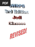 StarWars Jedi Classes