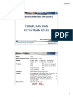 KU-1101 Pengantar Rekayasa Dan Desain I - FTSL (Class Regulations) 2014