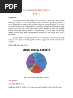 Non Conventional Energy Sources