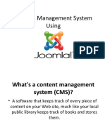 Content Management System Using