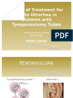 A Trial of Treatment For Acute Ottorhea in