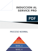 Proceso de inducción y niveles de habilidades para técnicos de servicio