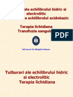 Tulburari Ale Echilibrului Hidroelectrolitic Si Acidobazic Cu