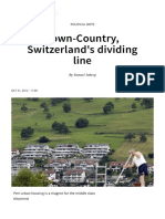 Town-Country, Switzerland's Dividing Line - SWI Swissinfo - CH