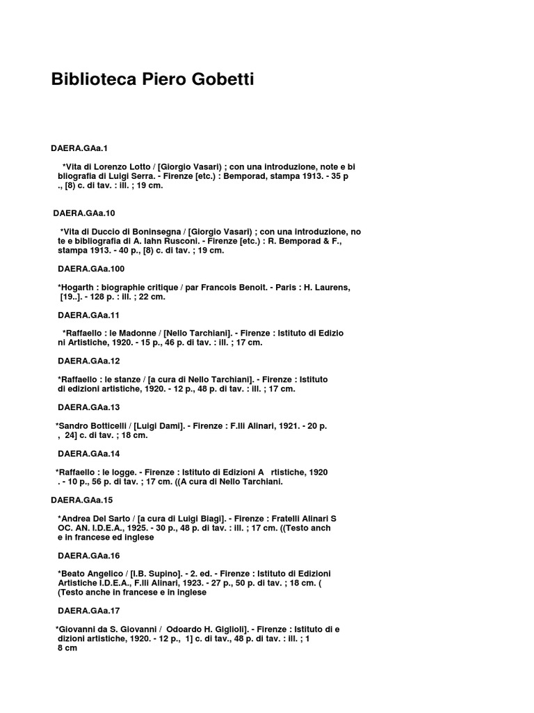 Biblioteche Dei Filosofi - 