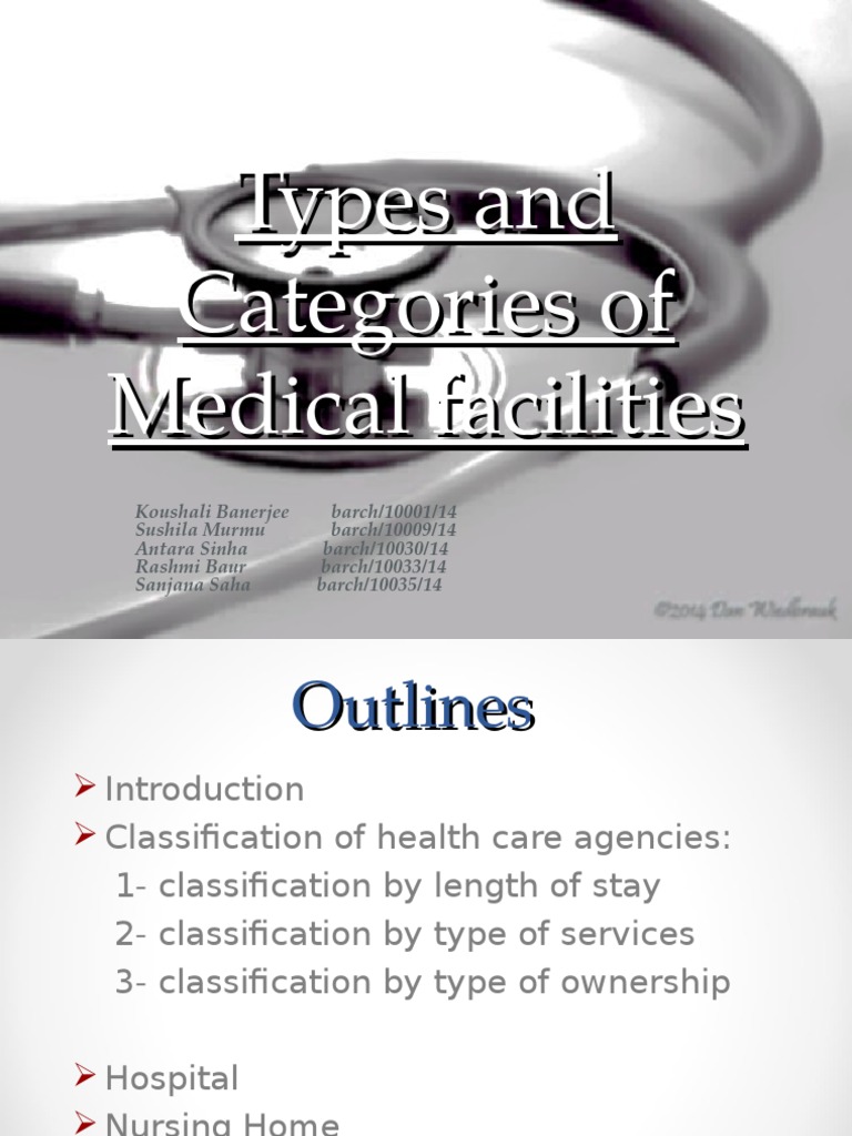 Classification of Healthcare Organizations | PDF | Nursing Home Care ...