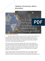 Download 3 Cara Menciptakan Kerukunan Dalam Hidup Bermasyarakat by ucupio SN307937433 doc pdf