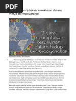 Download 3 Cara Menciptakan Kerukunan Dalam Hidup Bermasyarakat by ucupio SN307937433 doc pdf