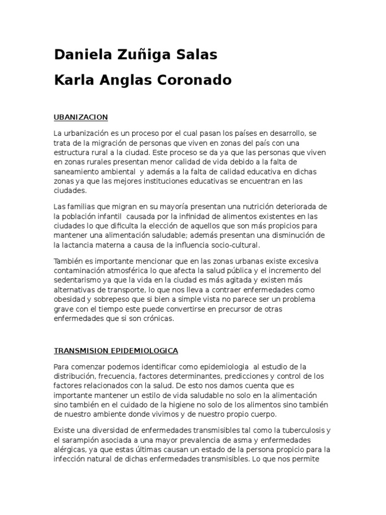 Impacto de la Urbanización en Salud Infantil | PDF | Demografía | Obesidad
