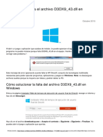 Que Hacer Si Falta El Archivo d3dx9 43 DLL en Windows 24002 Nvvu3v