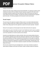 Download Major Effects Japanese Occupation Malaya History Essay by Saravanan Elangovan SN307945355 doc pdf