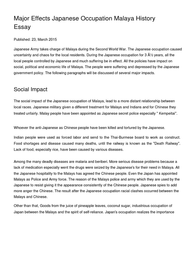 Japanese history essay picture