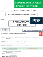 Sistemas Estructurales, Cirsoc (1ºc 2016)