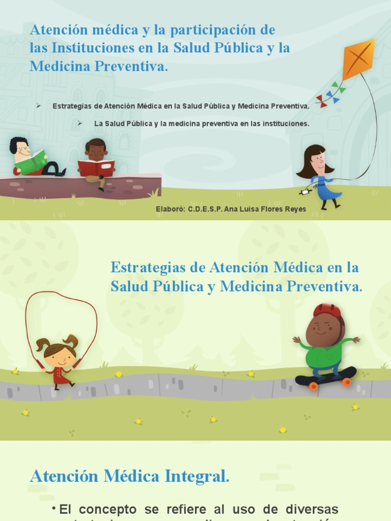 Estrategias de Atención Médica en La Salud Publica y Medicina ...