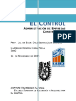 El Control (Administración de Empresas Constructoras)