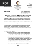 Martin County WD Investigation 4-11-2016