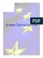 European Technical Approvals