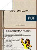 CARA MENERIMA TELEPON Untuk Customer Services by Azmi Mataram