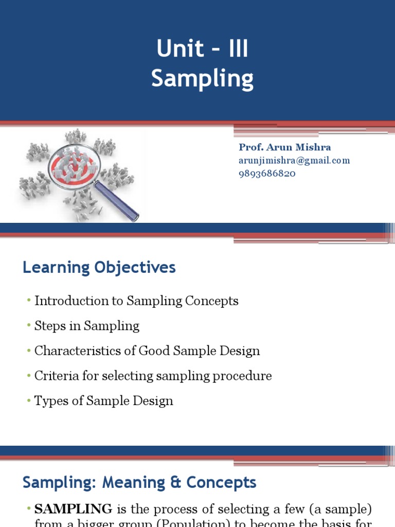 Sampling Pdf Sampling Error Sampling Statistics