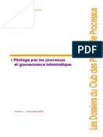 Pilotage de Processus Et Gouvernance Informatique