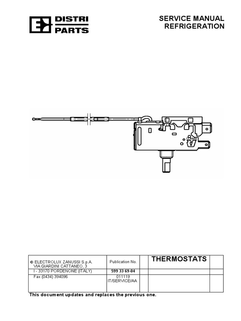 Ranco K59 Thermostat Wiring Diagram Wiring Diagram