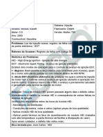 46077a - GM Monza, Kadett - Luz Da Injeção Acesa, Registro Da Falha Com Código 042 Circuito Do Ponto Eletrônico - EST