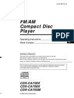 Cdx Ca720x 700x 705m Owners