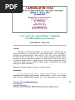 Download Some Gaps in the Current Studies of Reading in SecondForeign Language Learning by Dr Seyed Hossein Fazeli SN30798138 doc pdf