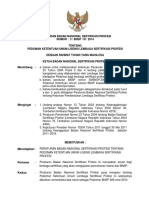 Peraturan BNSP No 3 BNSP III 2014 Tentang Pedoman Ketentuan Umum Lisensi Lembaga Sertifikasi Profesi PDF