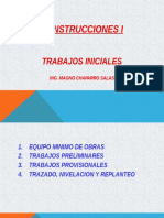 Trabajos Iniciales en Una Obra